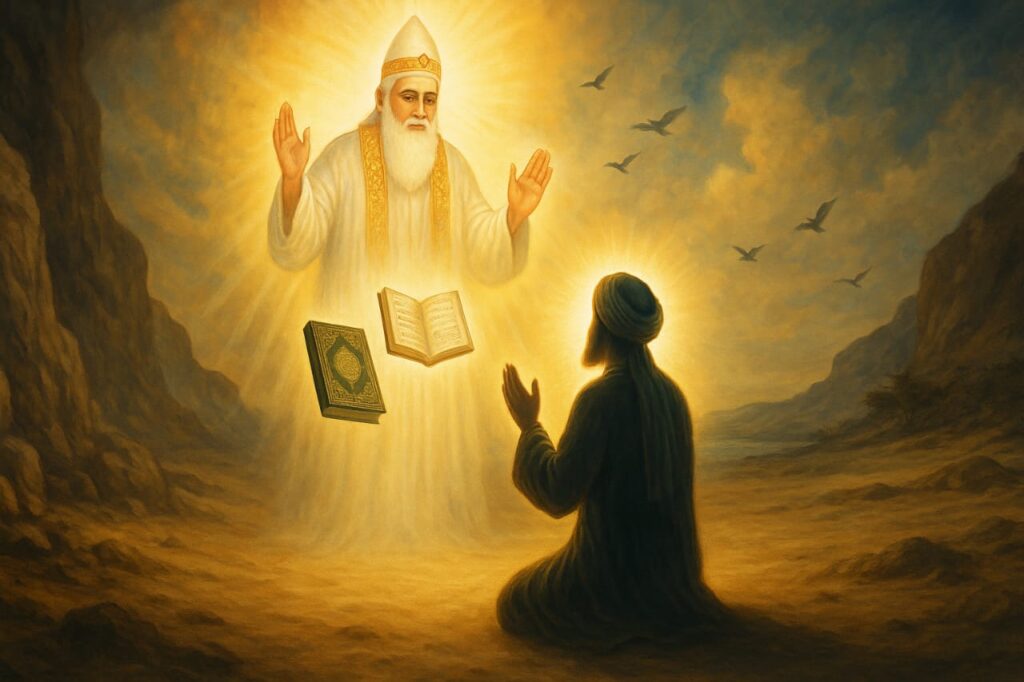 Allah kabir met hazrat muhammad